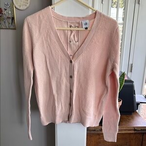 Cabi Women's Pink Cardigan Sweater